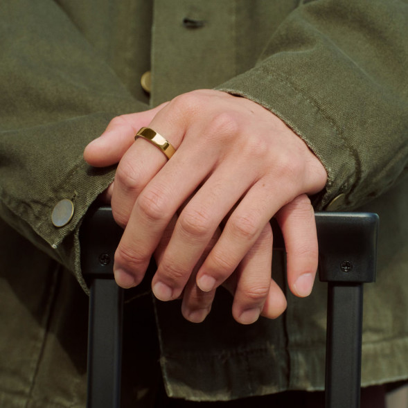 Умное кольцо Oura Ring 5 (размер 8), золотой/Gold в Петрозаводске