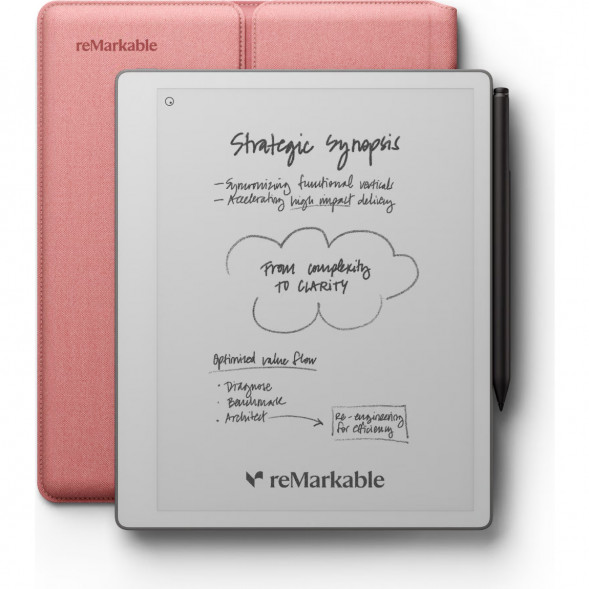 Графический планшет reMarkable Paper Pure+Marker Plus+Sleeve Folio, Desert Pink в Петрозаводске