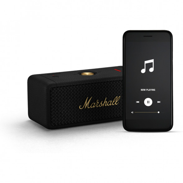 Портативная акустика Marshall Emberton II, 20 Вт, Black/Brass в Петрозаводске