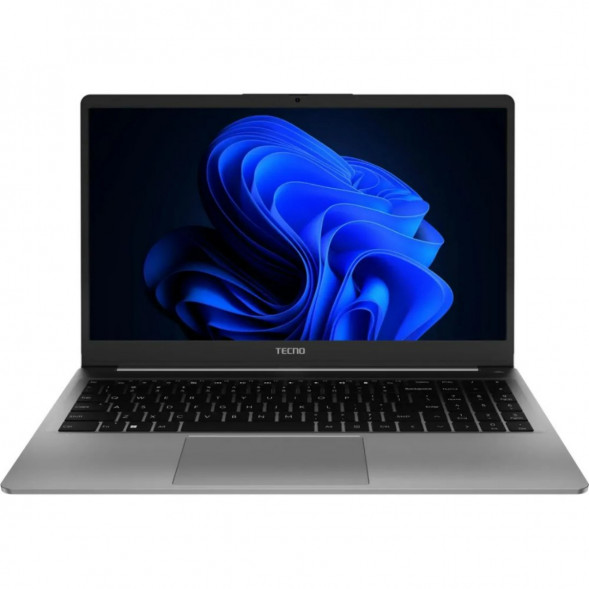 Ноутбук TECNO MegaBook K15SDA (15.6&amp;quot;, IPS, AMD Ryzen 5 7430U 2.3ГГц, 6 ядер, 16ГБ DDR4, 512ГБ SSD, AMD Radeon Graphics, Windows 11 Home), серый в Петрозаводске