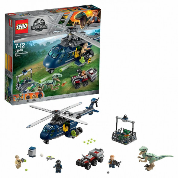 Конструктор LEGO Jurassic World 75928 Погоня за Блю на вертолёте  в Петрозаводске