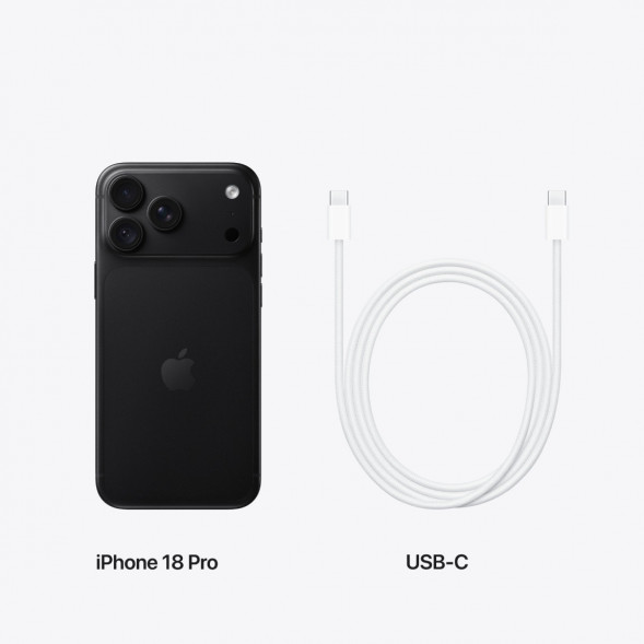 Смартфон Apple iPhone 18 Pro 256GB (eSIM), Black в Петрозаводске