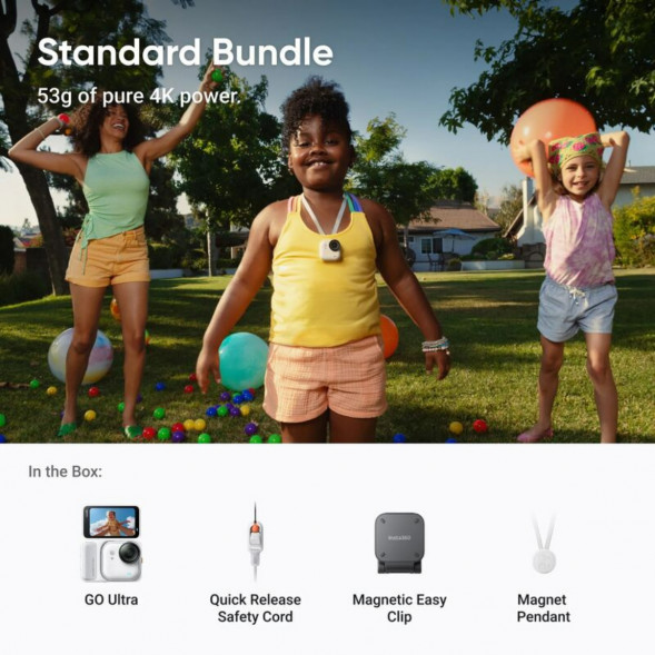 Экшн-камера Insta360 GO Ultra Standard Bundle, White в Петрозаводске