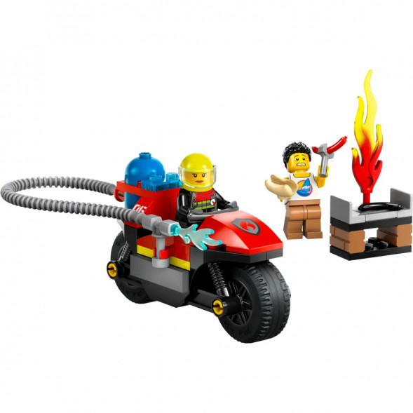 Конструктор LEGO City 60410 Пожарно-спасательный мотоцикл в Петрозаводске
