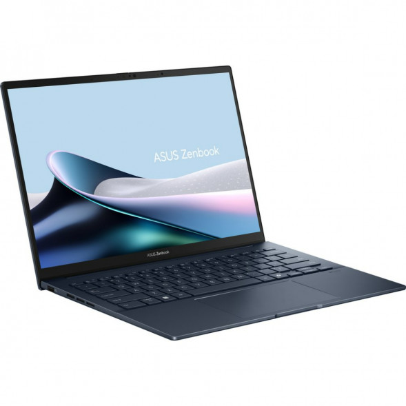 Ноутбук ASUS Zenbook 14 UX3405CA-ST1350 (14&amp;quot;, OLED, Intel Core Ultra 5 225H 1.7ГГц, 14-ядер, 16ГБ LPDDR5x, 512ГБ SSD, Intel Arc 130T, без ОС), синий в Петрозаводске