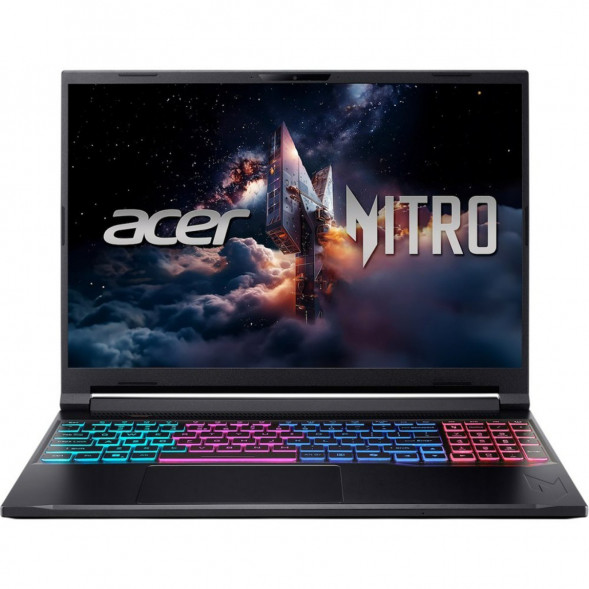 Ноутбук Acer Nitro V 16S ANV16S-71-71MF (16&amp;quot;, IPS, Intel Core 7 240H 2.5ГГц, 10 ядер, 16Гб DDR5, 1Тб SSD, RTX 5060 8Гб, Windows 11 Pro), черный в Петрозаводске