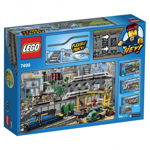 Конструктор LEGO City Trains 7499 Гибкие пути в Петрозаводске