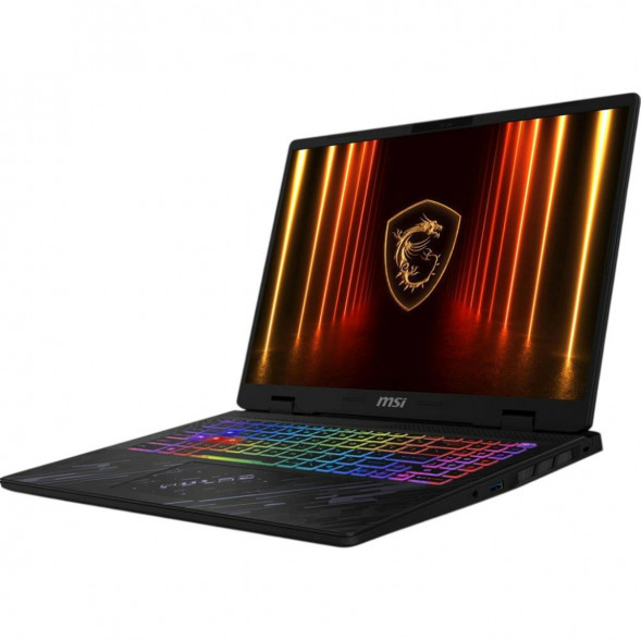 Ноутбук игровой MSI Pulse A16 AI+ C3HWGKG-030XRU (16&amp;quot;, IPS, AMD Ryzen AI 7 350 2ГГц, 8 ядер, 32ГБ DDR5, 1ТБ SSD, NVIDIA GeForce RTX 5070, TGP 115Вт, FreeDOS) черный в Петрозаводске