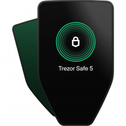 Аппаратный криптокошелек Trezor Safe 5, Green Beryl