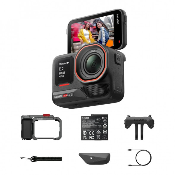 Экшн-камера Insta360 Ace Pro 2 Single Battery Xplorer Bundle, Gray в Петрозаводске
