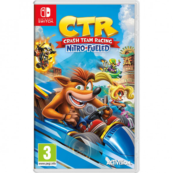 Игра Crash Team Racing Nitro-Fueled для Nintendo Switch, картридж в Петрозаводске