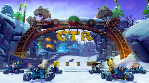 Игра Crash Team Racing Nitro-Fueled для Nintendo Switch, картридж в Петрозаводске