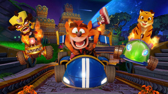 Игра Crash Team Racing Nitro-Fueled для Nintendo Switch, картридж в Петрозаводске