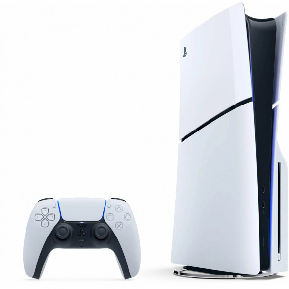 Игровая приставка Sony PlayStation 5 Slim 1TB с дисководом, белый в Петрозаводске
