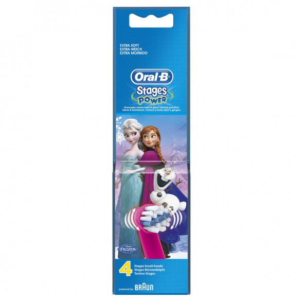 Насадки на зубные щетки Oral-B Frozen, 4 шт. в Петрозаводске