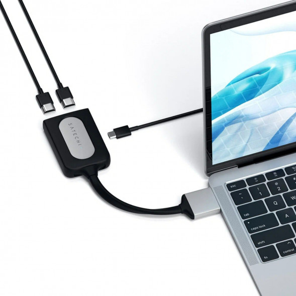Адаптер Satechi USB-C Dual 4K HDMI Adapter (2xHDMI, USB Type-C) в Петрозаводске