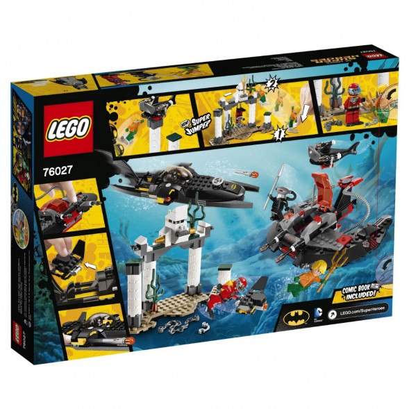 Конструктор LEGO Super Heroes 76027 Глубоководная атака Черного Манта в Петрозаводске