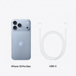 Смартфон Apple iPhone 18 Pro Max 256GB (SIM + eSIM), Glacier