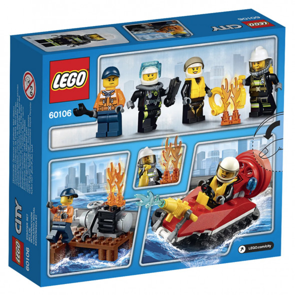 Конструктор LEGO City Fire 60106 Пожарная охрана в Петрозаводске