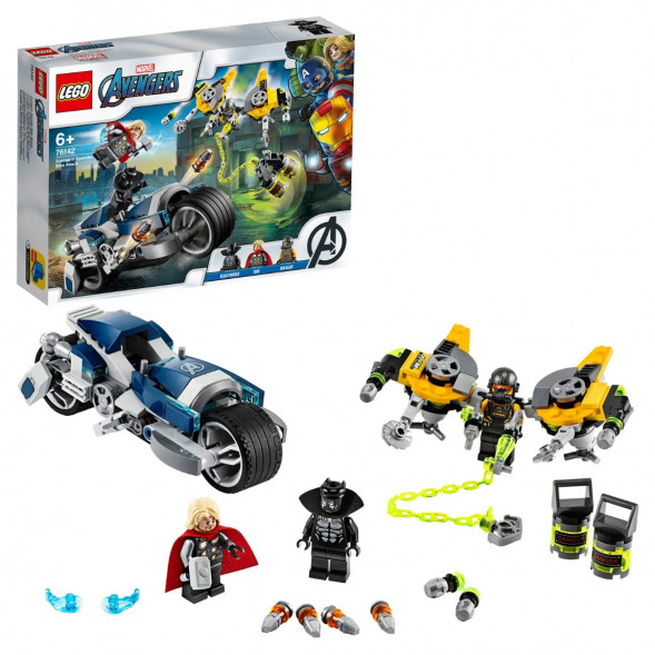 Конструктор LEGO Super Heroes 76142 Мстители Атака на спортбайке в Петрозаводске