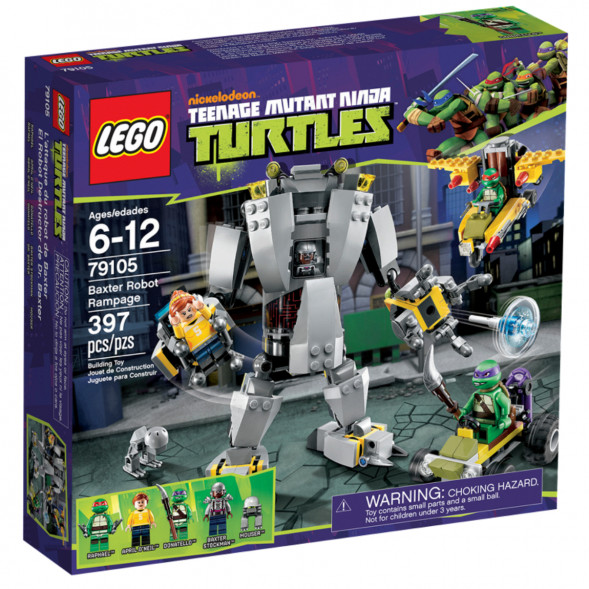 Конструктор LEGO Teenage Mutant Ninja Turtle 79105 Нападение робота Бакстера в Петрозаводске