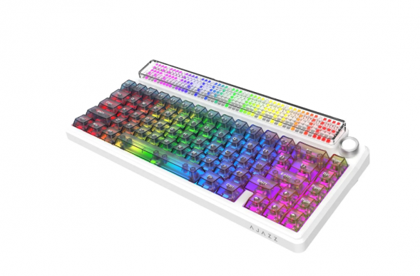 Беспроводная игровая механическая клавиатура Ajazz Pixel 68, 8K, Hot-Swap, RGB, с матричным LED экраном в Петрозаводске