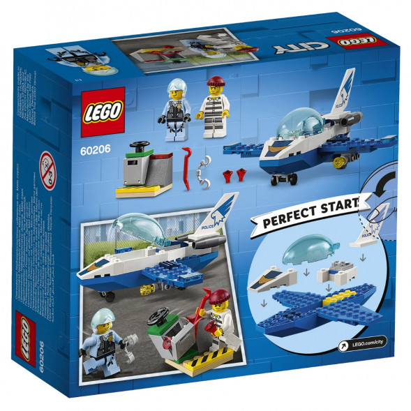 Конструктор LEGO City Police 60206 Воздушная полиция: патрульный самолет в Петрозаводске