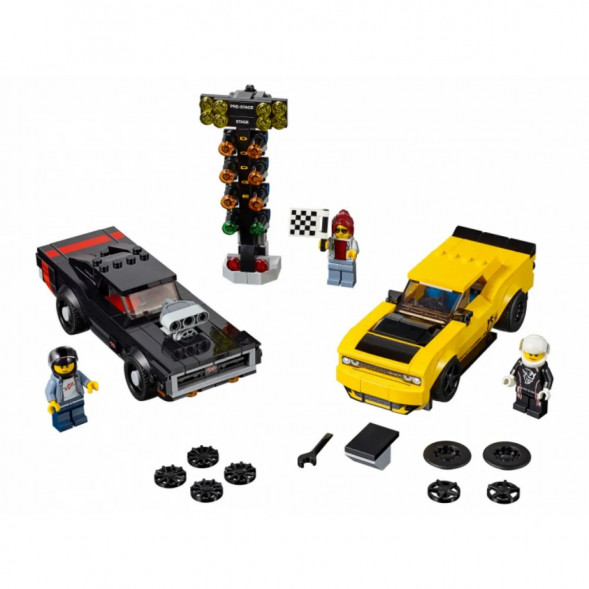Конструктор LEGO Speed Champions 75893 2018 Dodge Challenger SRT Demon и 1970 Dodge Charger R/T в Петрозаводске