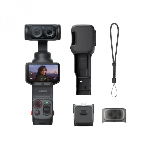 Экшн-камера Insta360 Luna Ultra Standard Combo, Cosmic Black в Петрозаводске