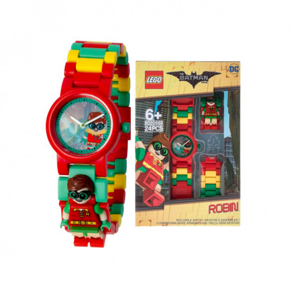 Часы LEGO Super Heroes 8020868 Batman Movie Робин с минифигуркой в Петрозаводске