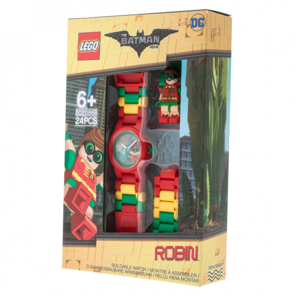 Часы LEGO Super Heroes 8020868 Batman Movie Робин с минифигуркой в Петрозаводске