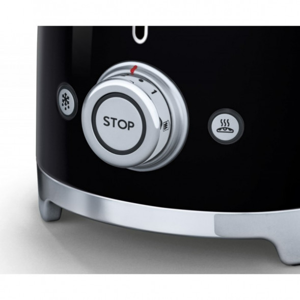 Тостер Smeg TSF01BLEU, черный в Петрозаводске