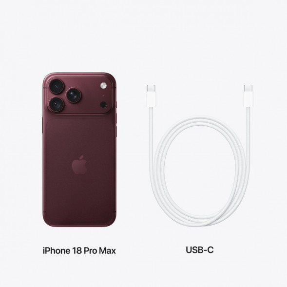 Смартфон Apple iPhone 18 Pro Max 256GB (eSIM), Burgundy в Петрозаводске