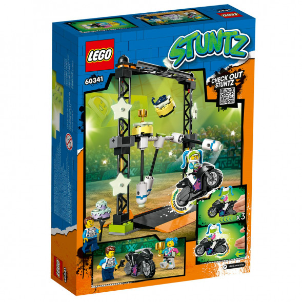 Конструктор LEGO City 60341 Трюковое испытание «Нокдаун» в Петрозаводске