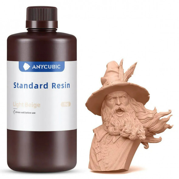 Смола для фотополимерного  принтера Anycubic Standard Resin Light Beige (Бежевый) в Петрозаводске