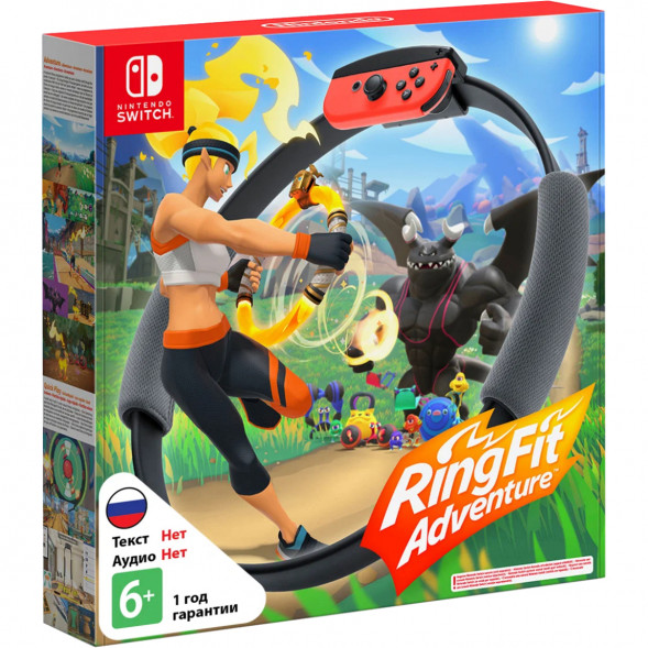 Ring Fit Adventure (Игра + контроллер Ring-Con + ремень на ногу Belt) [Nintendo Switch, английская версия] в Петрозаводске