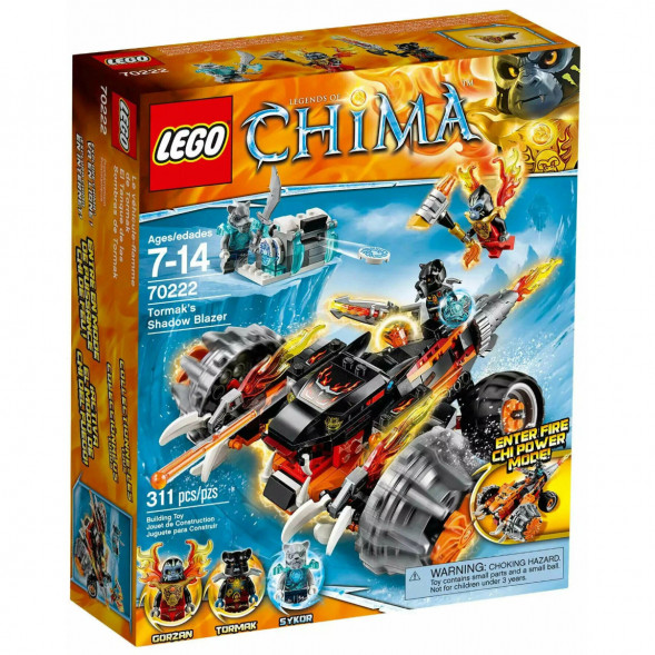 Конструктор LEGO Legends of Chima 70222 Огненный Вездеход Тормака в Петрозаводске