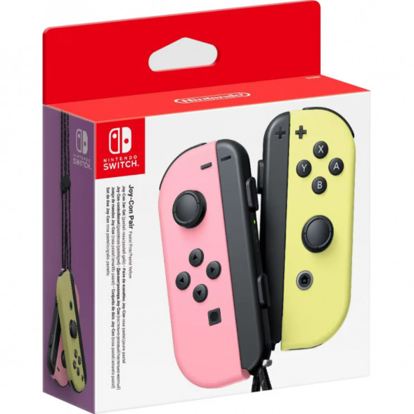 Геймпад Nintendo Switch Joy-Con controllers Duo, пастельный розовый / пастельный жёлтый в Петрозаводске