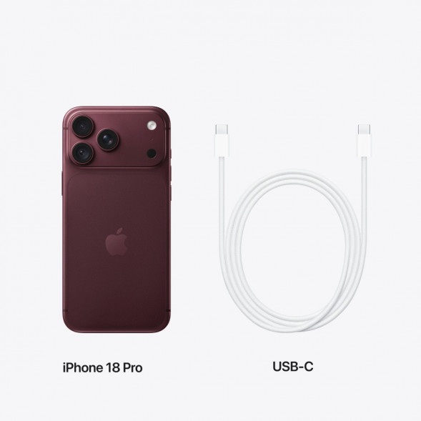 Смартфон Apple iPhone 18 Pro 2TB (SIM + eSIM), Burgundy в Петрозаводске