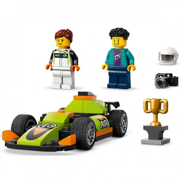 Конструктор LEGO City 60399 Зеленый Гоночный автомобиль в Петрозаводске