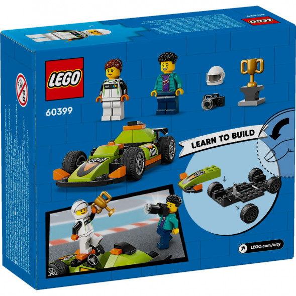 Конструктор LEGO City 60399 Зеленый Гоночный автомобиль в Петрозаводске