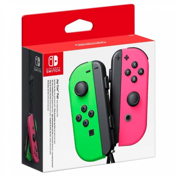 Геймпад Nintendo Switch Joy-Con controllers Duo, зеленый/розовый в Петрозаводске