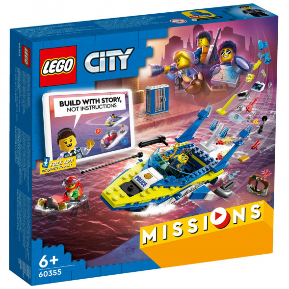 Конструктор LEGO City 60355 Детективные миссии водной полиции в Петрозаводске