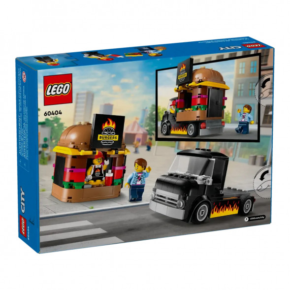 Конструктор LEGO City 60404 Бургерная на колесах в Петрозаводске