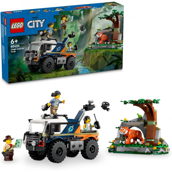 Конструктор LEGO City 60426 Внедорожный грузовик Исследователь джунглей в Петрозаводске