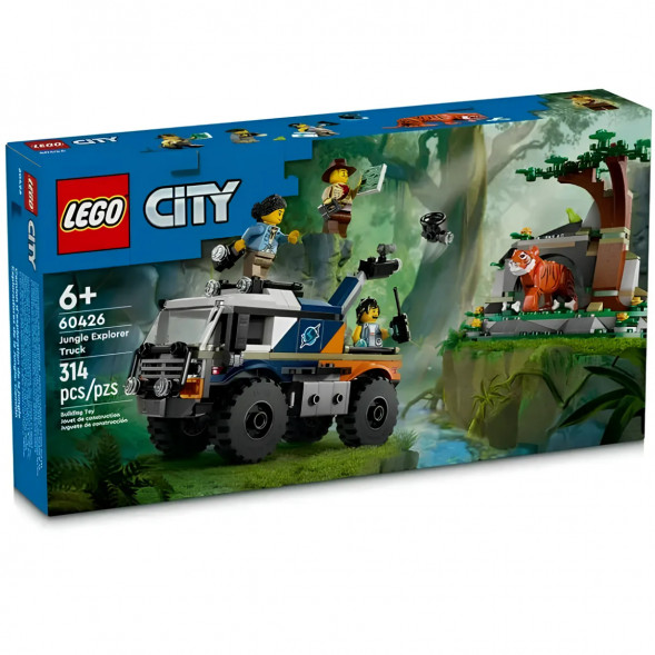 Конструктор LEGO City 60426 Внедорожный грузовик Исследователь джунглей в Петрозаводске