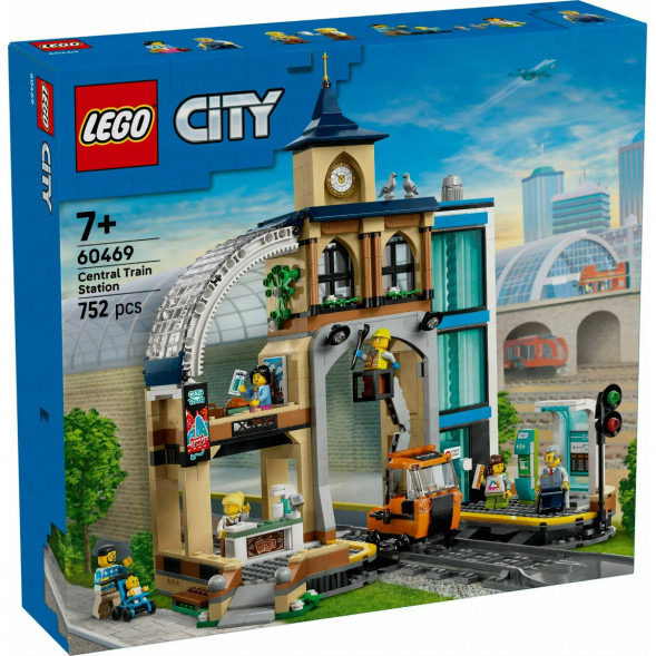 Конструктор LEGO City 60469 Центральный железнодорожный вокзал в Петрозаводске