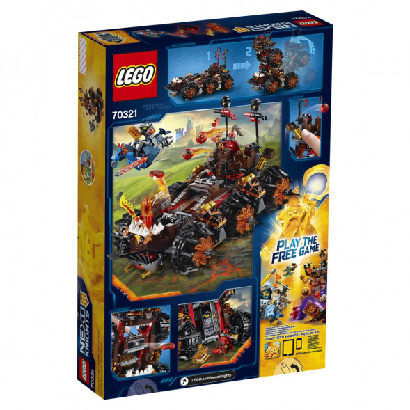 Конструктор LEGO Nexo Knights 70321 Роковое наступление Генерала Магмара в Петрозаводске