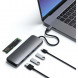 Док-станция Satechi USB-C Hybrid Multiport Adapter (with SSD Enclosure M.2 SATA, 2xUSB 3.1, USB Type-C, HDMI), Серый ST-UCHSEM в Петрозаводске