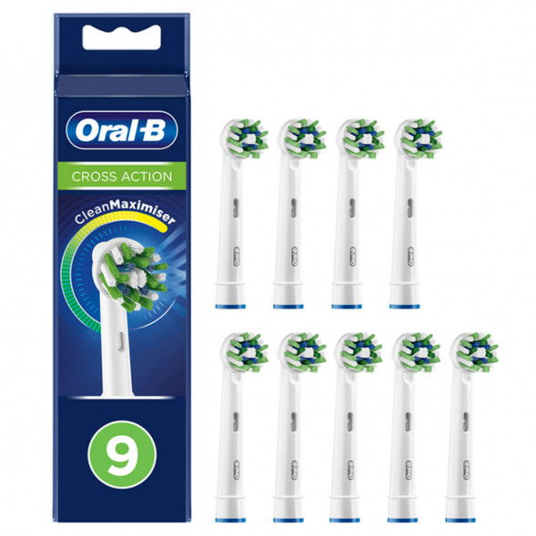 Насадки на зубные щетки Oral-B Cross Action, 9 шт. в Петрозаводске